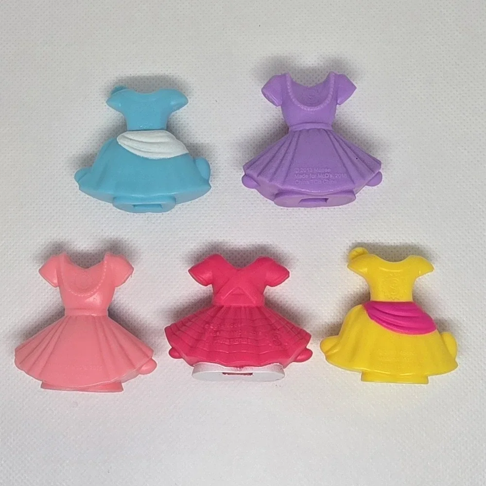 McDonalds Happy Meal Shopkins Dreses LOT 5 Different Styles
